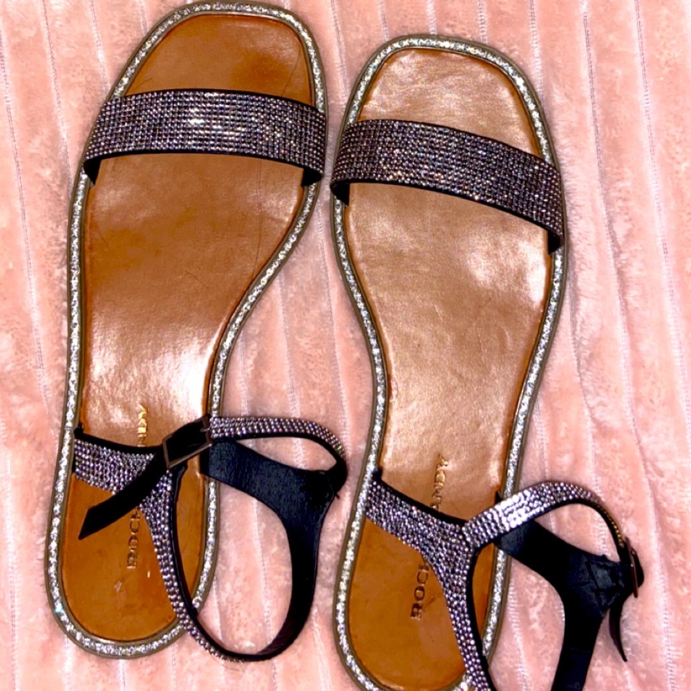rhinestone woman’s sandals